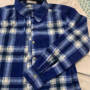 Blue flannel